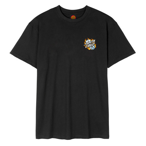 Santa Cruz Ανδρική κοντομάνικη μπλούζα Flaming Dice Dot Chest T-Shirt